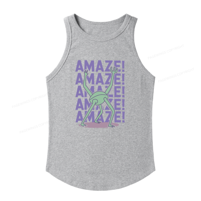 Pagewings Slim Fit Sci‑Fi Fan Women's Fitted Tank Top