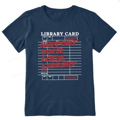 Pagewings Support Your Local Library Unisex Classic T-shirt