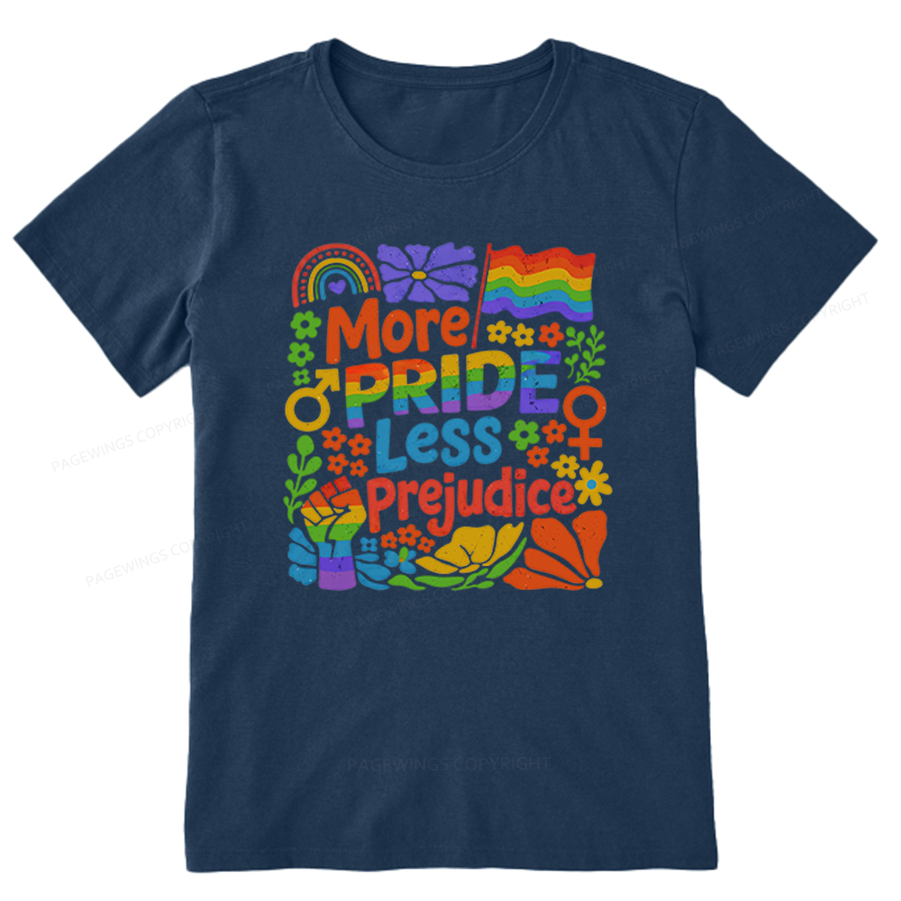 Pagewings More Pride Less Prejudice Unisex Classic T-shirt