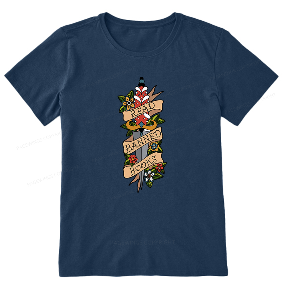 Pagewings Banned Books Unisex Classic T-shirt
