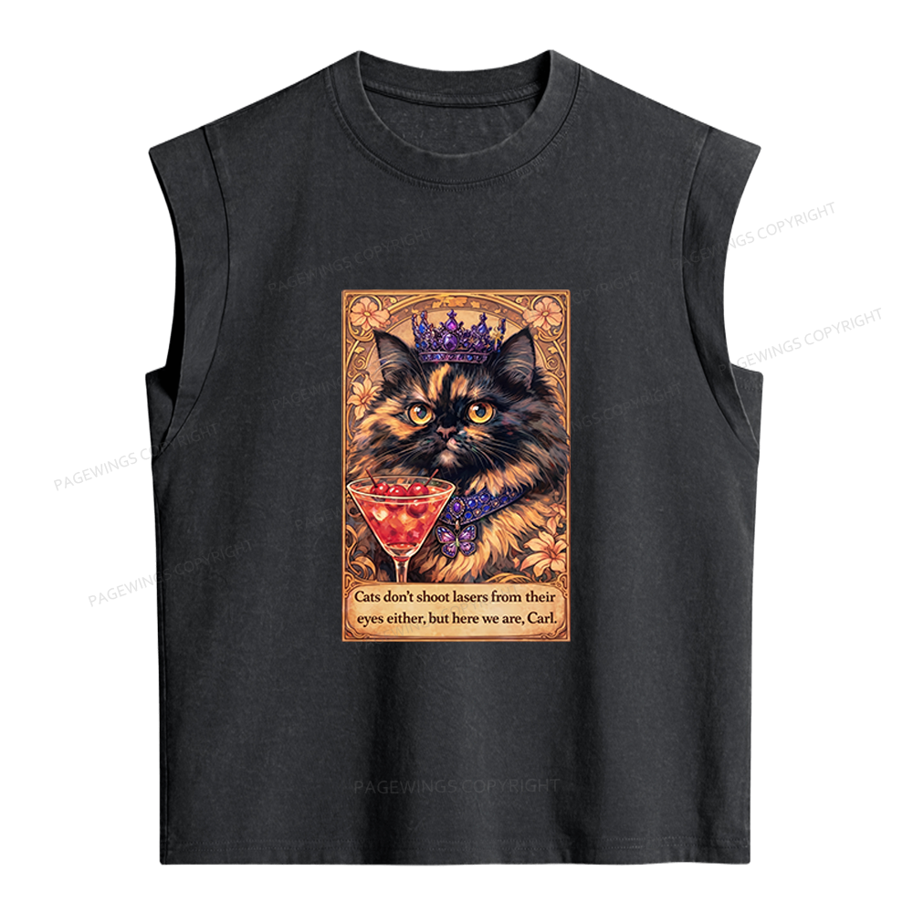 Pagewings Princess Donut Bloom Women's Washed Tank Top