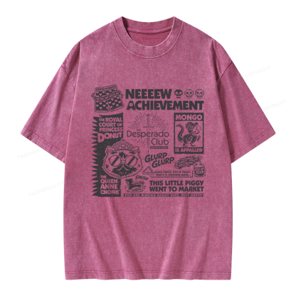 Pagewings Sci-Fi Novel Lover Unisex Washed T-shirt