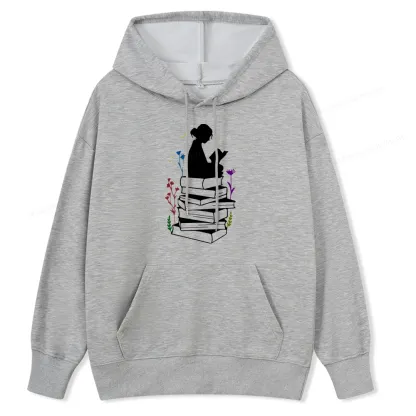 Pagewings Girl Reading Unisex Classic Hoodie