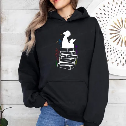 Pagewings Girl Reading Unisex Classic Hoodie