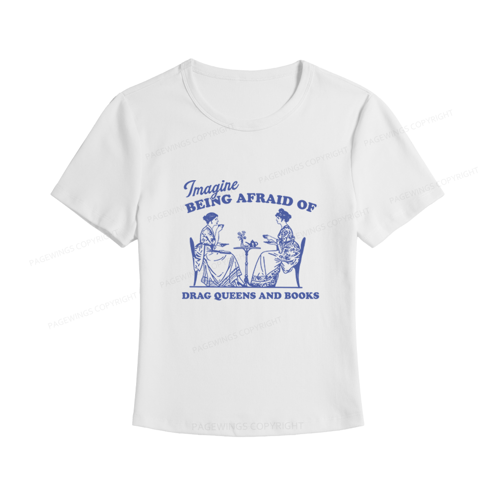 Pagewings Drag Queens Women's Baby Tee