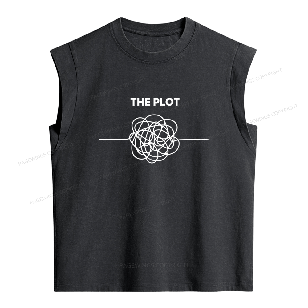 Pagewings The Plot Women's Washed Tank Top