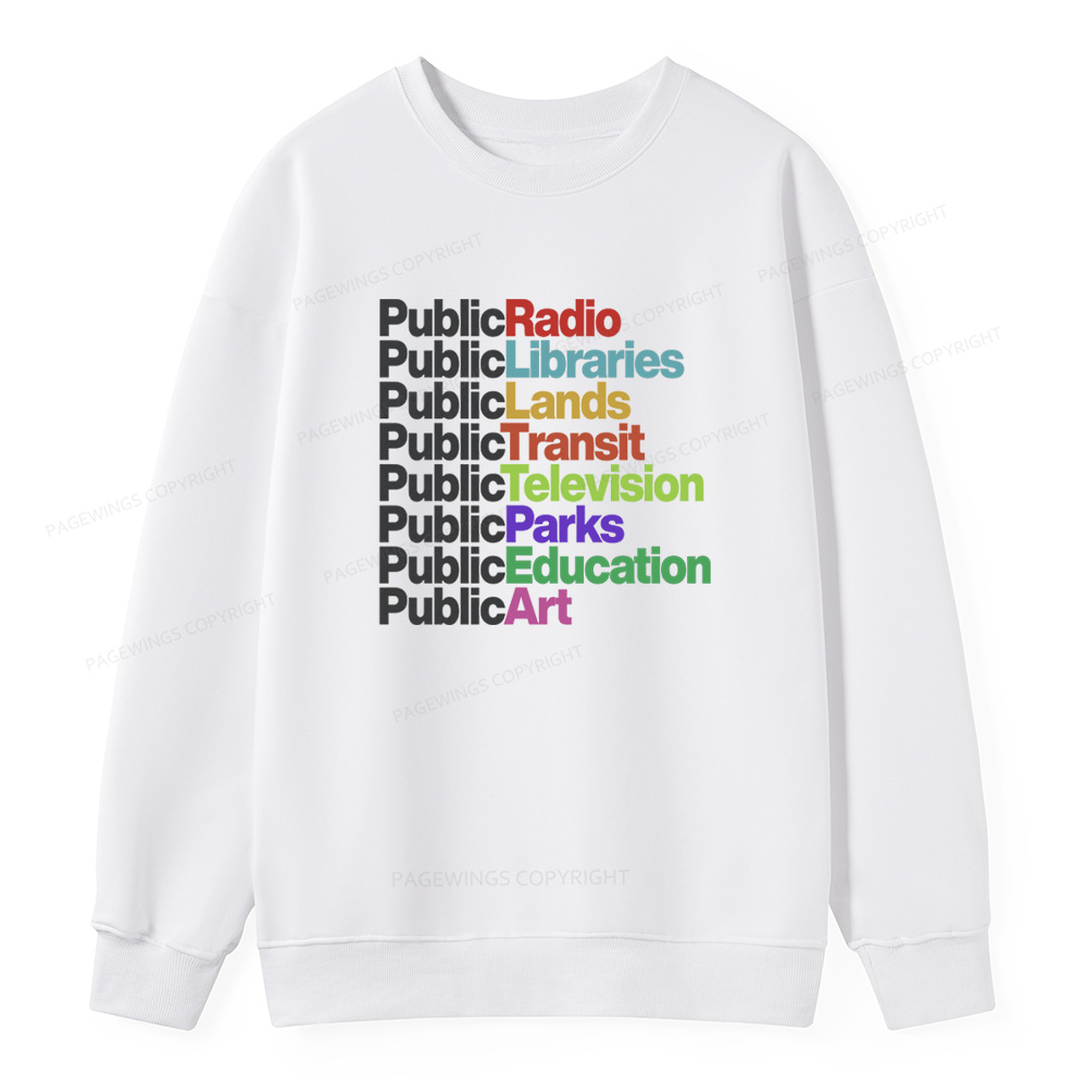 Pagewings Public Libraries Unisex Classic Sweatshirt