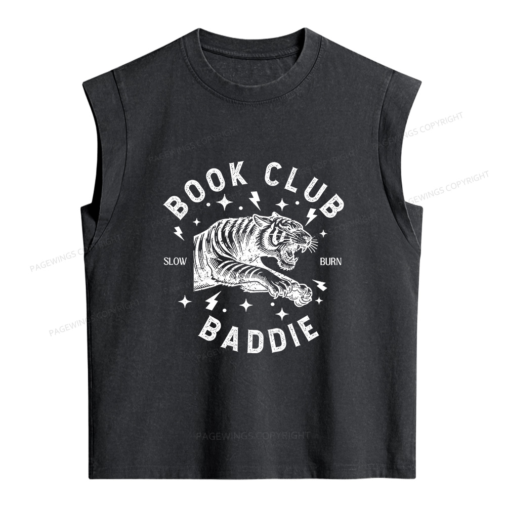 Pagewings Book Club Women's Washed Tank Top