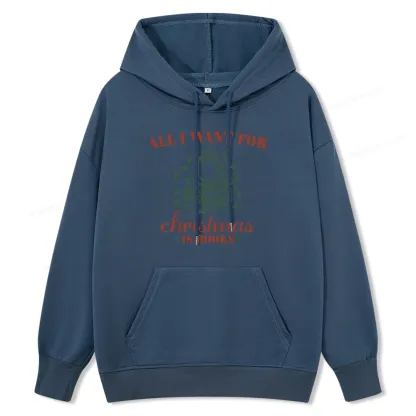 Pagewings All I Want For Christmas Is Books Unisex Classic Hoodie
