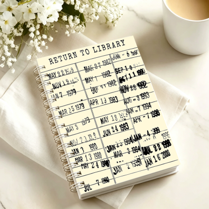 Pagewings The Library Is Open Spiral Notebook