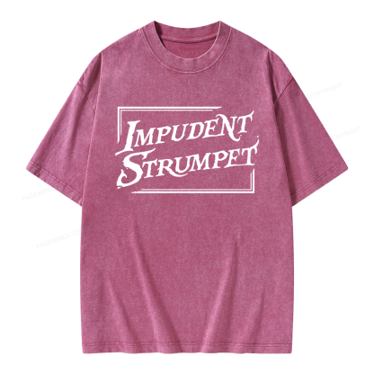 Pagewings Impudent Strumpet Unisex Washed T-shirt