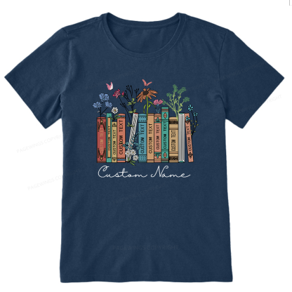 Pagewings Personalized Name Text Unisex Classic T-shirt