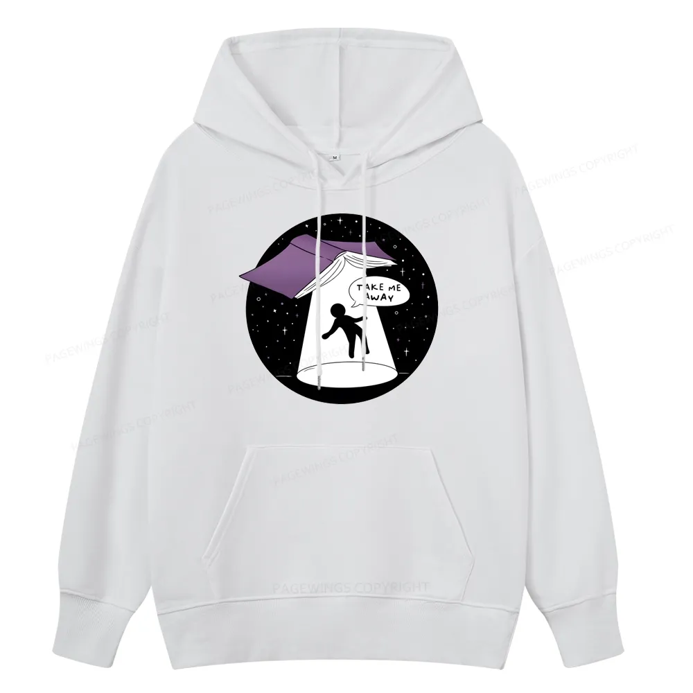 Pagewings Take Me Away Unisex Classic Hoodie