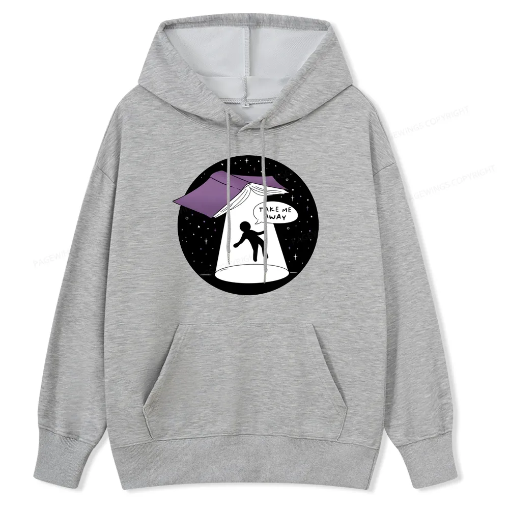 Pagewings Take Me Away Unisex Classic Hoodie