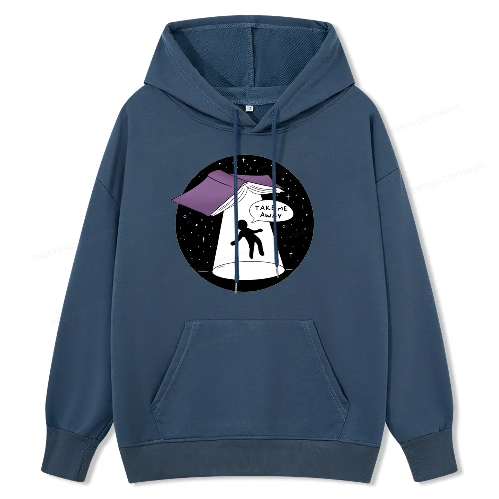 Pagewings Take Me Away Unisex Classic Hoodie
