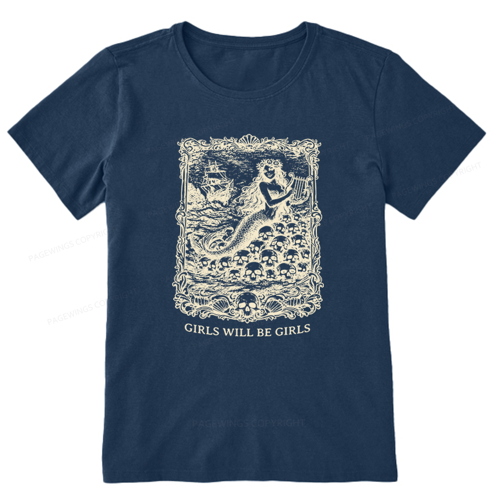 Pagewings Girls Will Be Girls Unisex Classic T-shirt