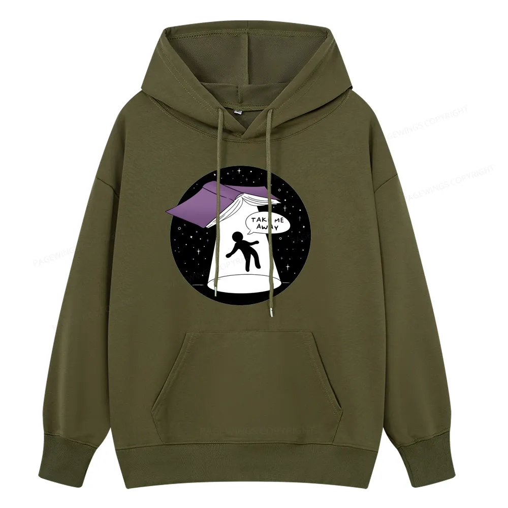 Pagewings Take Me Away Unisex Classic Hoodie