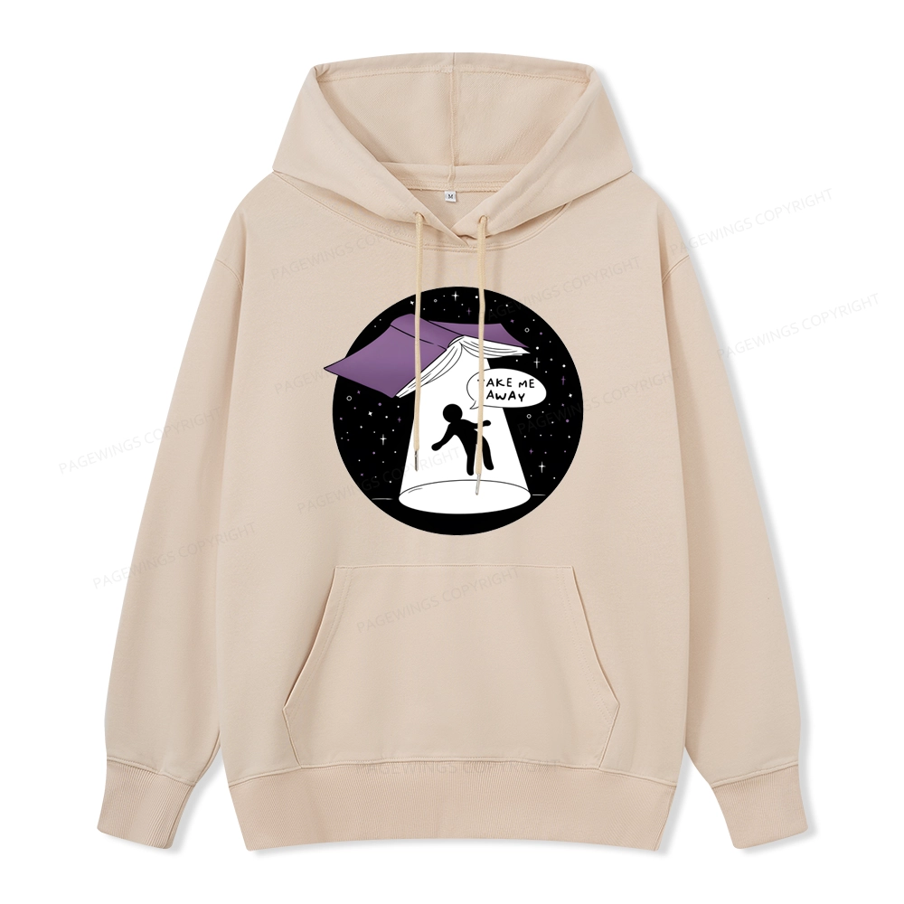 Pagewings Take Me Away Unisex Classic Hoodie