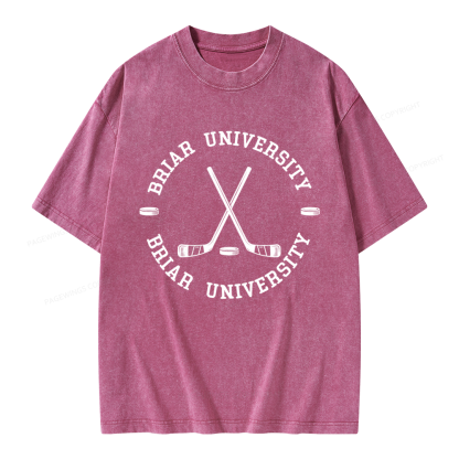 Pagewings Hockey Romance Unisex Washed T-shirt