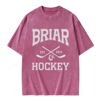 Pagewings Hockey Romance Unisex Washed T-shirt