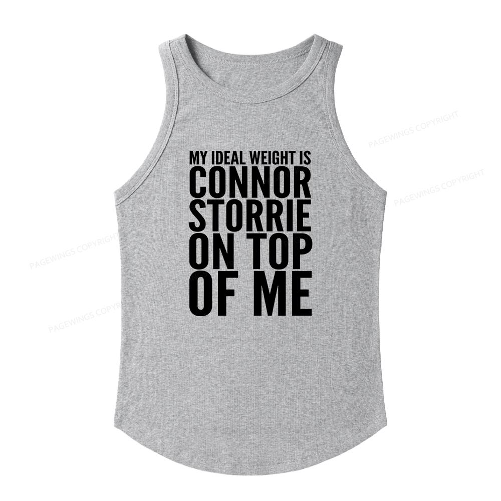 Pagewings Slim Fit Romance Lover Women's Fitted Tank Top 