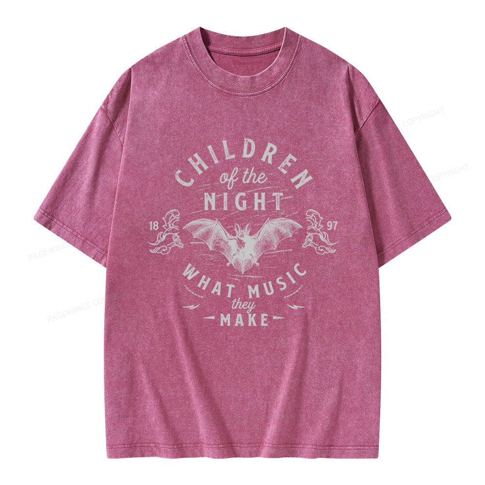 Pagewings What Music They Make Unisex Washed T-shirt