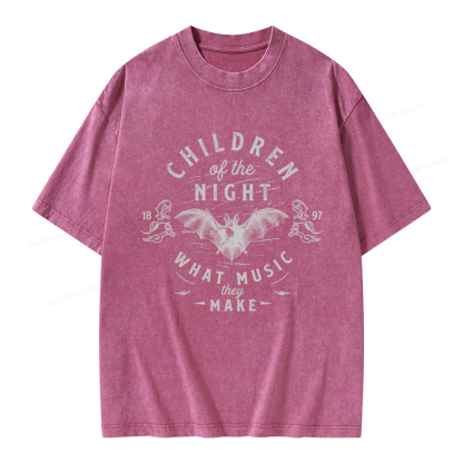 Pagewings What Music They Make Unisex Washed T-shirt
