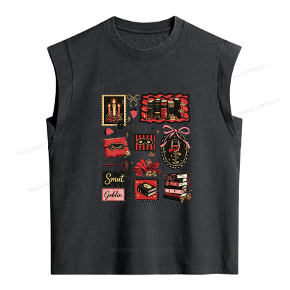 Pagewings Smut Goblin Women's Washed Tank Top