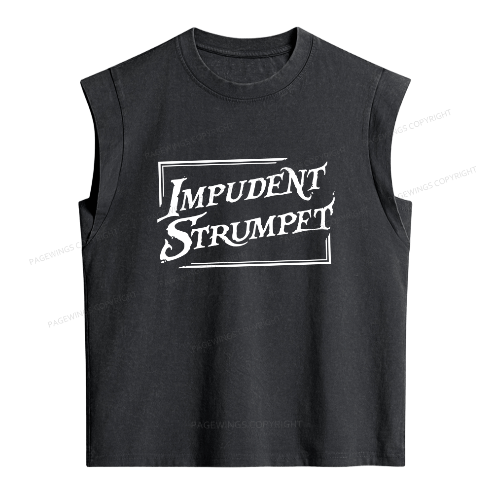Pagewings Impudent Strumpet Women's Washed Tank Top