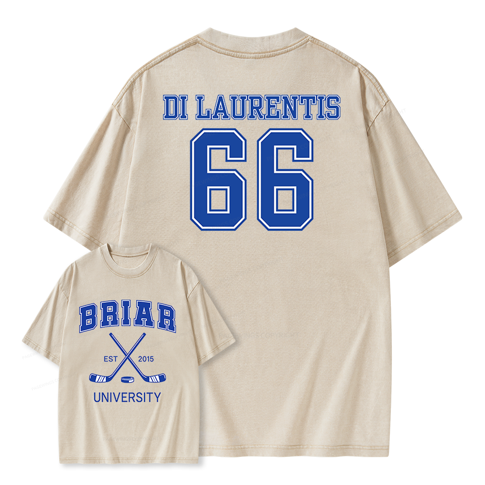 Pagewings Hockey Romance Unisex Washed T-shirt