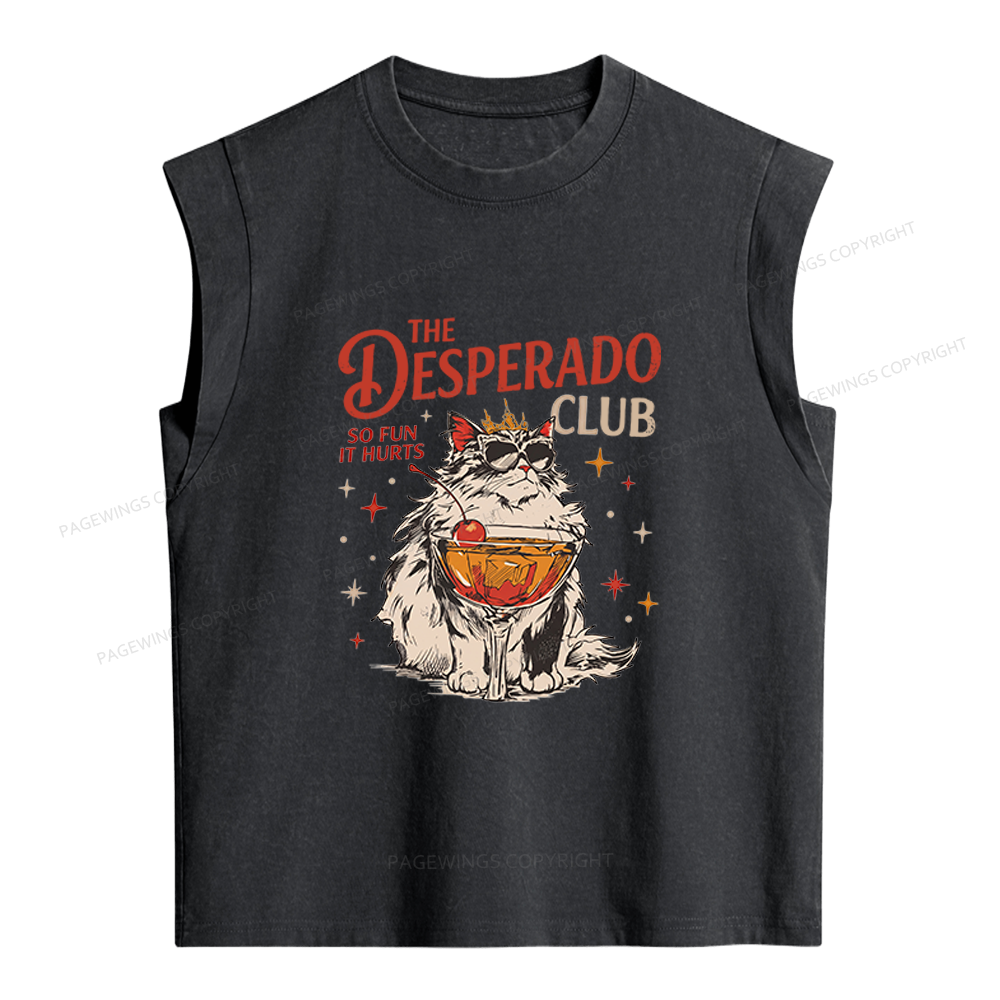 Pagewings Desperado Club Women's Washed Tank Top