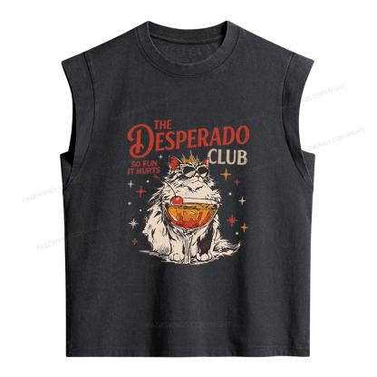 Pagewings Desperado Club Women's Washed Tank Top