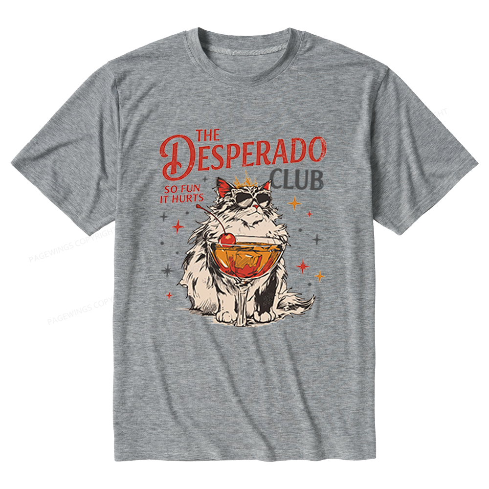 Pagewings Soft Desperado Club Unisex Heather T-Shirt
