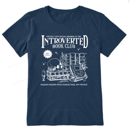 Pagewings Introverted Book Club Unisex Classic T-shirt