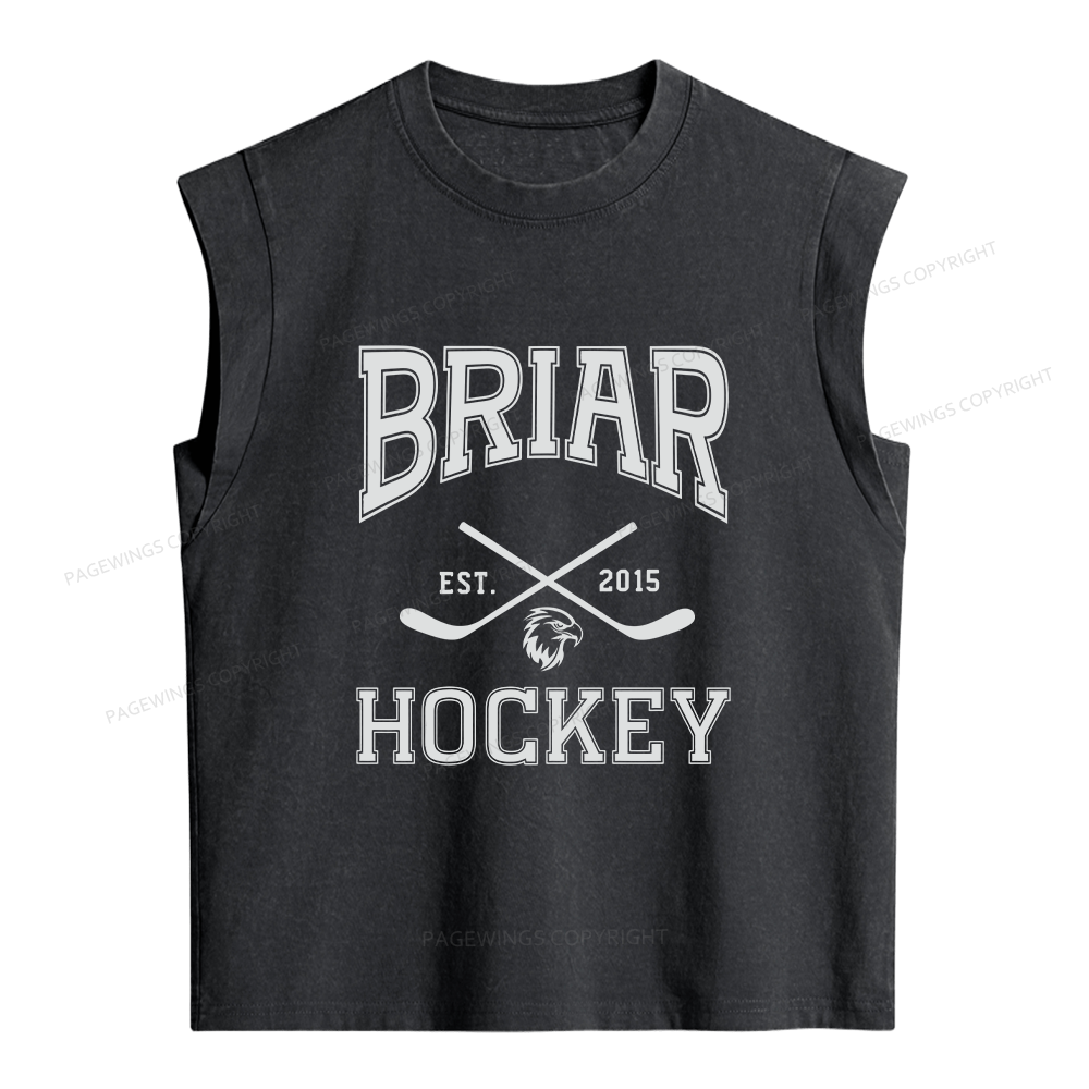 Pagewings Hockey Romance Women's Washed Tank Top