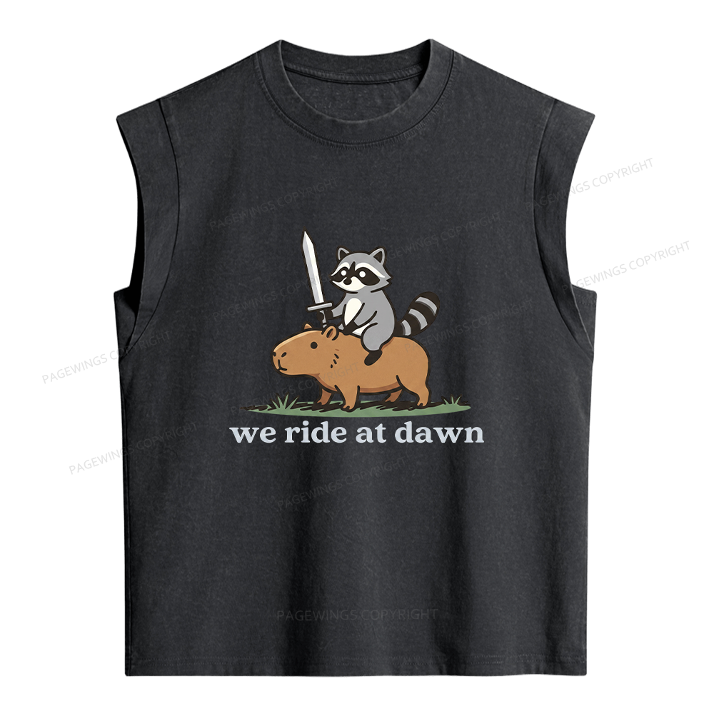 Pagewings We Read At Dawn Women's Washed Tank Top