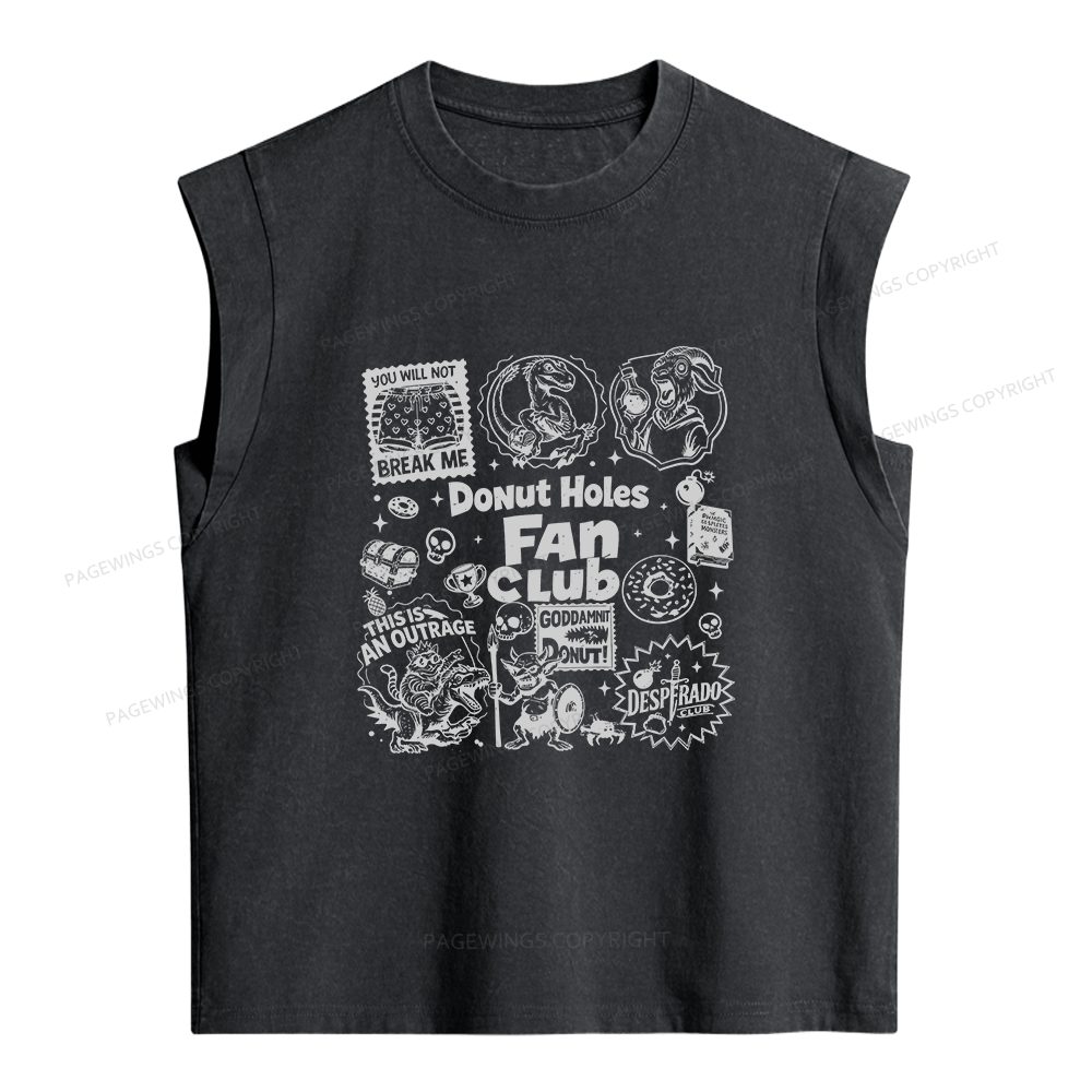Pagewings Sci-Fi Novel Lover Women's Washed Tank Top