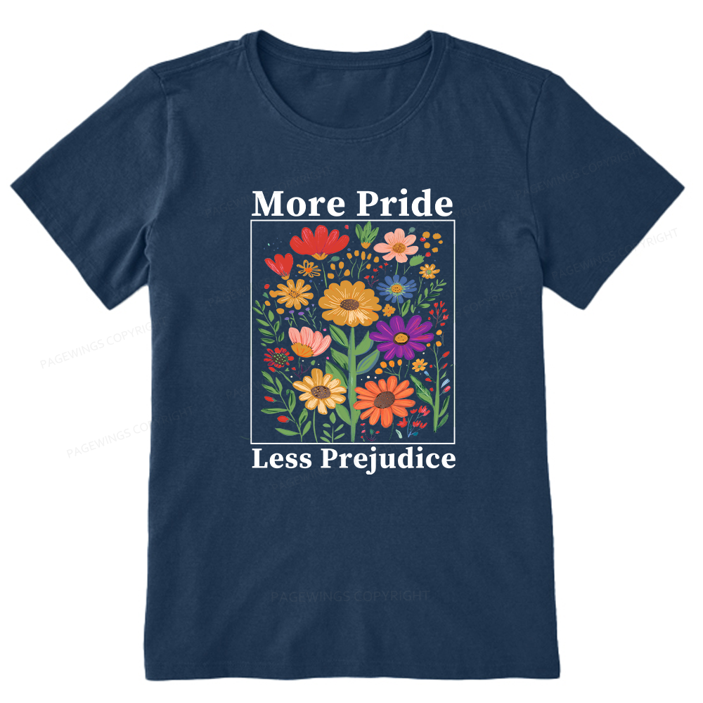 Pagewings More Pride Less Prejudice Unisex Classic T-shirt