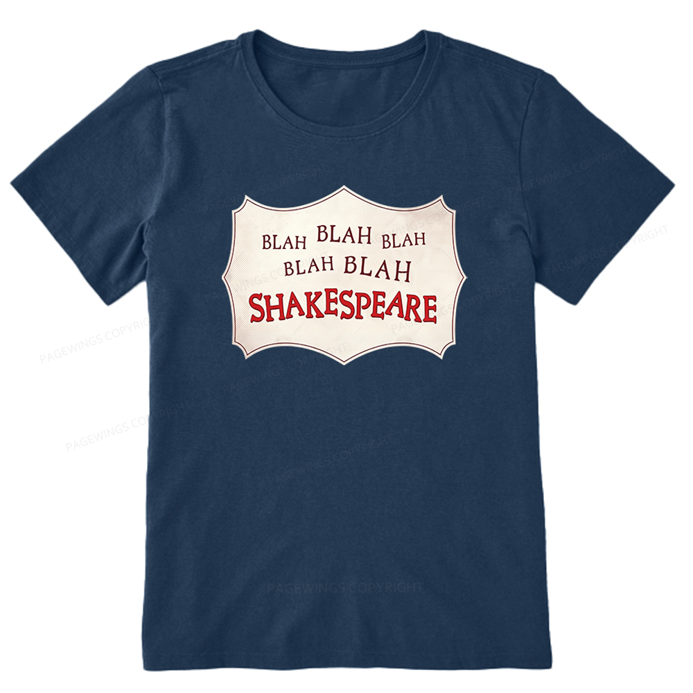 Pagewings Blah Blah Blah Shakespeare Unisex Classic T-shirt