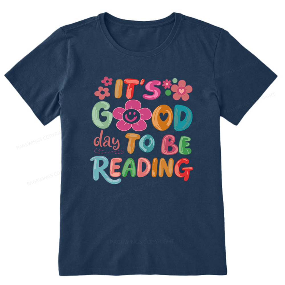 Pagewings It's a Good Day To Be Reading Unisex Classic T-shirt