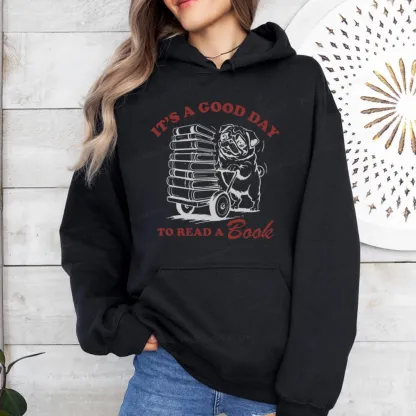 Pagewings Its A Good Day To Read A Book Unisex Classic Hoodie