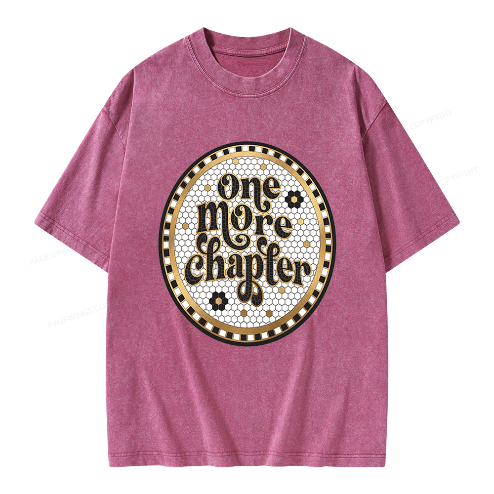 Pagewings One More Chapter Unisex Washed T-shirt