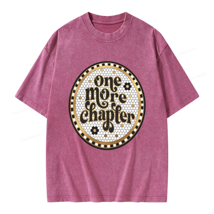 Pagewings One More Chapter Unisex Washed T-shirt