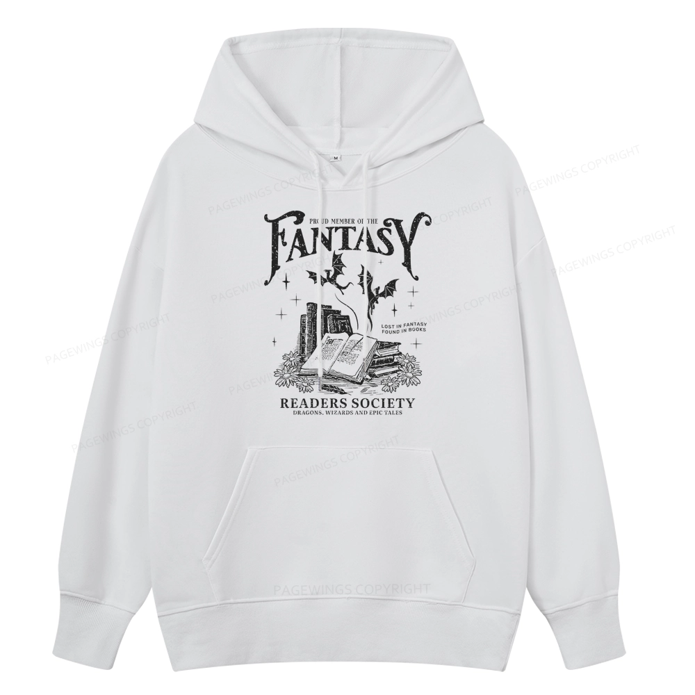Pagewings Fantasy Readers Society Unisex Classic Hoodie