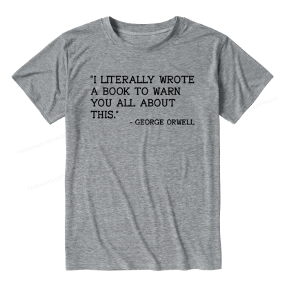Pagewings Soft I Literally Wrote A Book To Warn Unisex Heather T-Shirt