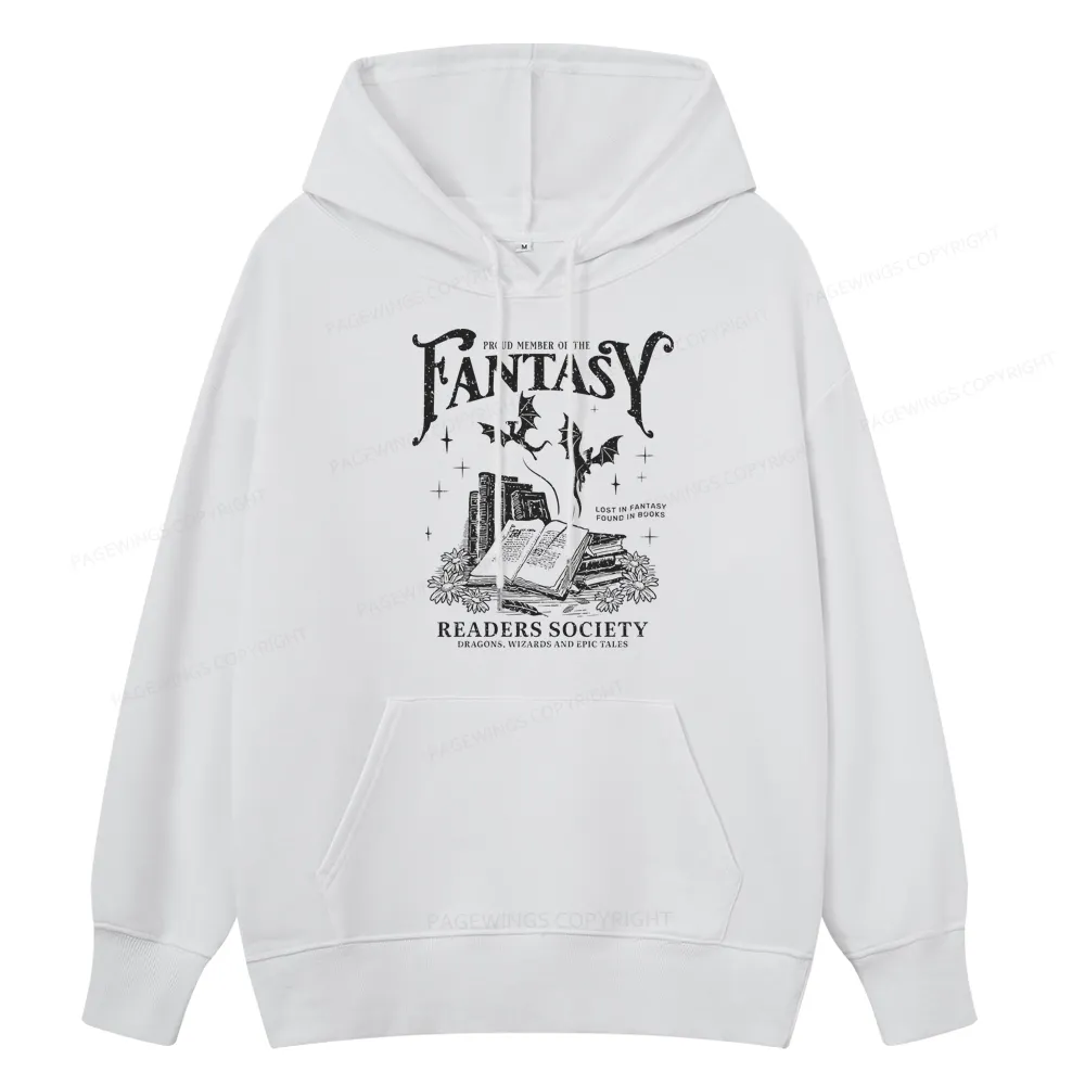 Pagewings Fantasy Readers Society Unisex Classic Hoodie