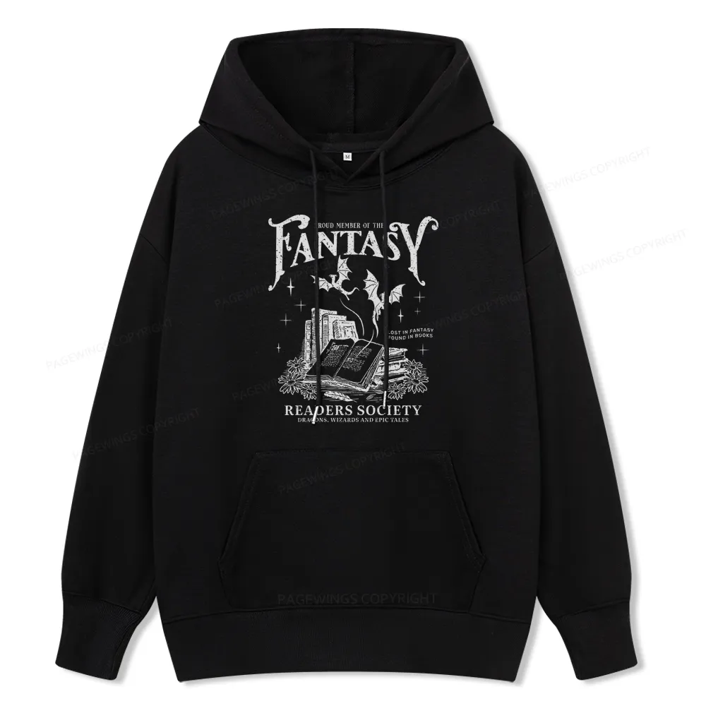 Pagewings Fantasy Readers Society Unisex Classic Hoodie