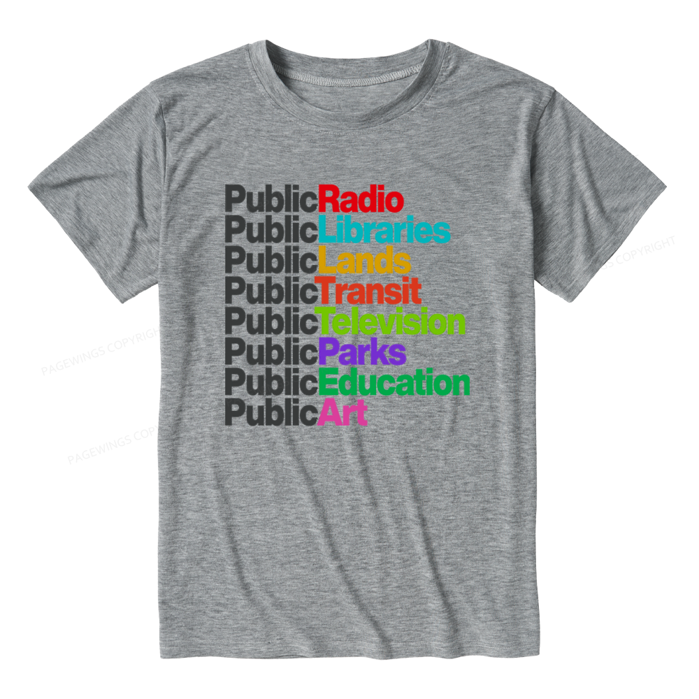 Pagewings Soft Public Libraries Unisex Heather T-Shirt