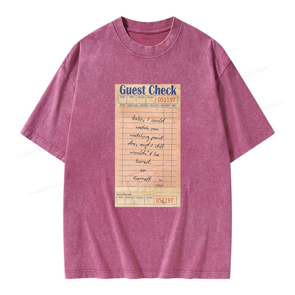 Pagewings Hockey Romance Unisex Washed T-shirt