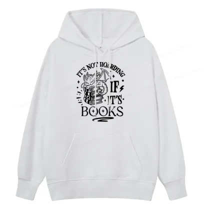 Pagewings It's Not Hoarding If It's Books Unisex Classic Hoodie